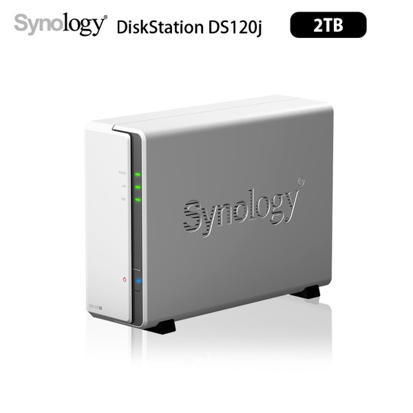 Synology DiskStation DS120j 初心者にも最適 1ベイNAS デュアルコア(Marvell Armada 3720 88F3720) メモリ512MB HDD2TB付属sub_image1