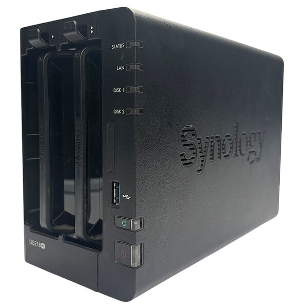 【中古】Synology DiskStation DS218+ 高性能 2ベイNAS デュアルコア(Intel Celeron J3355) メモリ2GB HDD4TB付属 フロントカバー欠品sub_image5