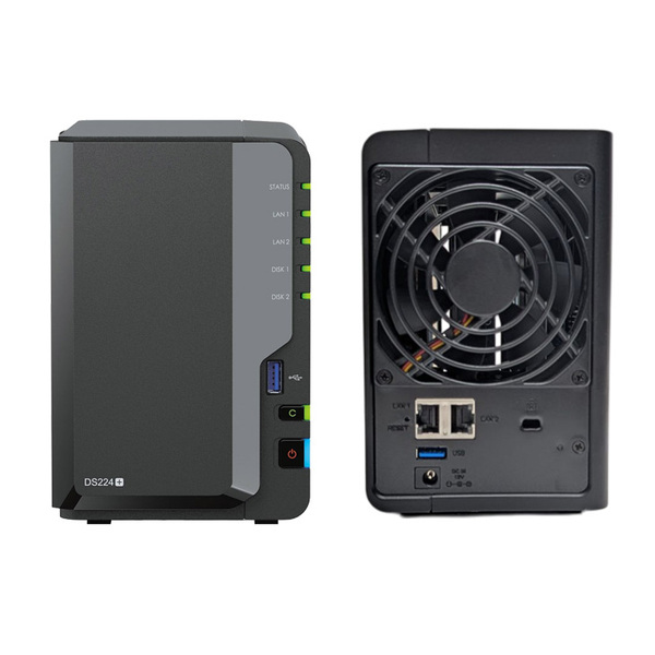 Synology DiskStation DS224+ 高性能 2ベイNAS デュアルコア(Intel Celeron J4125) メモリ2GB HDD4TB付属sub_image6
