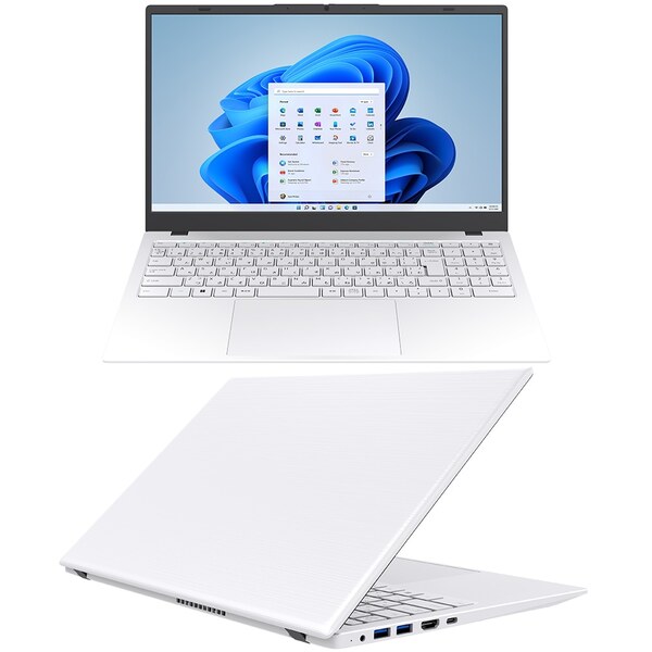 【新品ノートパソコン】ノートパソコン PASOUL NC15J 15.6インチワイド Windows11 第14世代 Intel TwinLake N150 SSD256GB メモリ12GB Type-C ホワイトsub_image1
