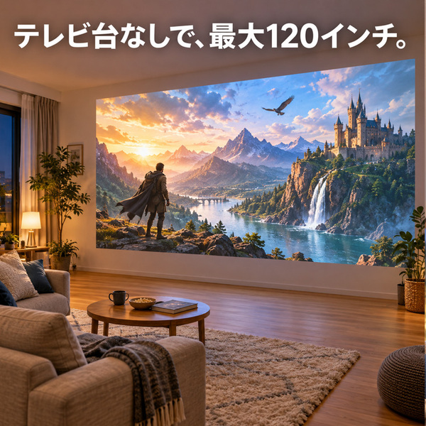 【付属品揃った良品】Anker Nebula Nova D2160521 シーリングプロジェクター Android TV搭載 フルHD 最大120インチsub_image3