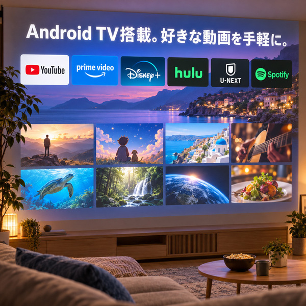 【付属品揃った良品】Anker Nebula Nova D2160521 シーリングプロジェクター Android TV搭載 フルHD 最大120インチsub_image5