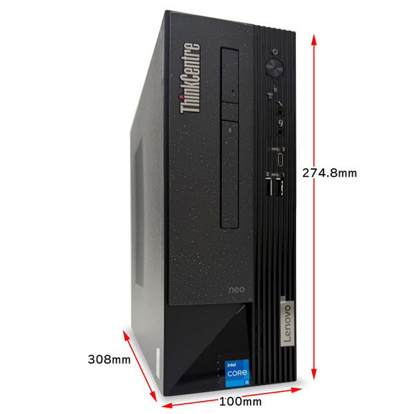【コンパクトで高性能】Lenovo ThinkCentre Neo 50s Small Gen4　12JF-CTO1WW 省スペースデスク Win11 第13世代[Core i5 13400 メモリ16GB SSD512GB 無線 Bluetooth マルチ」:良品sub_image3