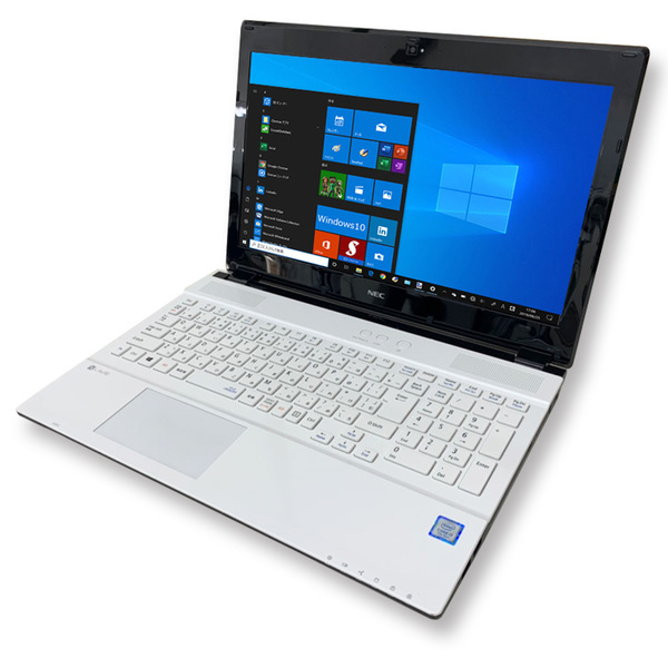 【中古パソコン】NEC NS350/HA 中古 ノートパソコン Office Win10 Home 第7世代 テンキー カメラ [corei3 7100U 2.4GHz 4G HDD1TB ブルーレイ　BT 15.6型 ] :良品sub_image1