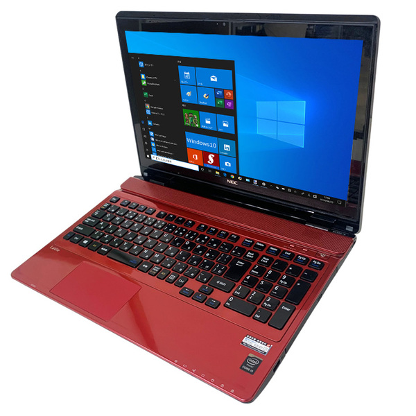 【新品バッテリ】NEC LAVIE NS550/AAR 中古 ノート Office Win10 home 第5世代 タッチパネル [Core i5 5200U 8GB 256GB BD テンキー カメラ 15.6 レッド]:良品sub_image3