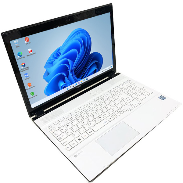 【中古パソコン】NEC LAVIE NS650/GAW 中古 ノート Office 選べる Win11 or Win10 home 第7世代 [Core i7 7500U 8GB 512GB マルチ テンキー カメラ 15.6型 ホワイト] :良品sub_image2