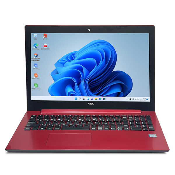 NEC LAVIE NS700/KAR 中古 ノート Office Win11 home 第8世代 [Core i7 8550U メモリ12GB 512GB BD 無線　BT テンキー カメラ レッド]:アウトレットsub_image2