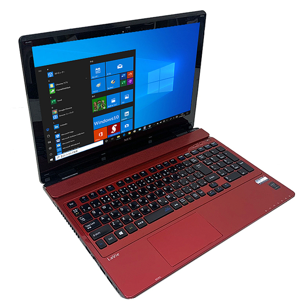 【中古パソコン】NEC LAVIE NS700/AAR 中古 ノート Office Win10 home 第5世代 [Core i7 5500U 8GB SSD256GB BD 無線 テンキー カメラ 15.6型 レッド] :良品sub_image2