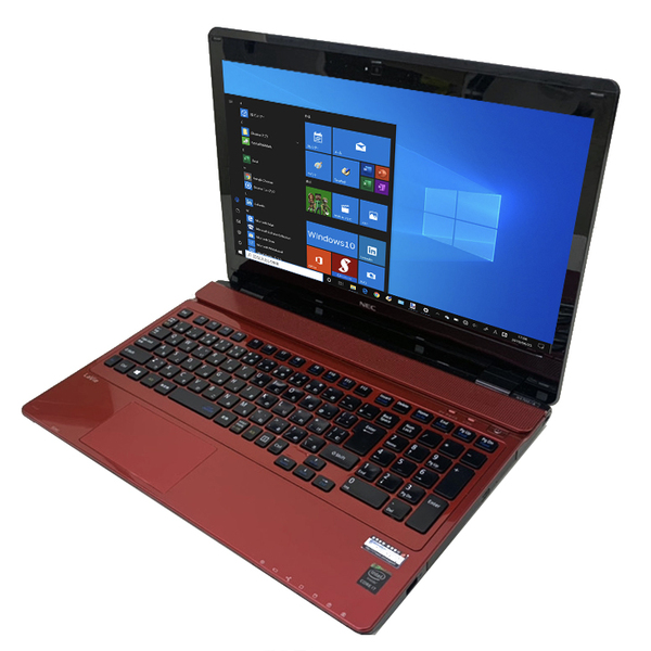 【中古パソコン】NEC LAVIE NS700/AAR 中古 ノート Office Win10 home 第5世代 [Core i7 5500U 8GB SSD256GB BD 無線 テンキー カメラ 15.6型 レッド] :良品sub_image3