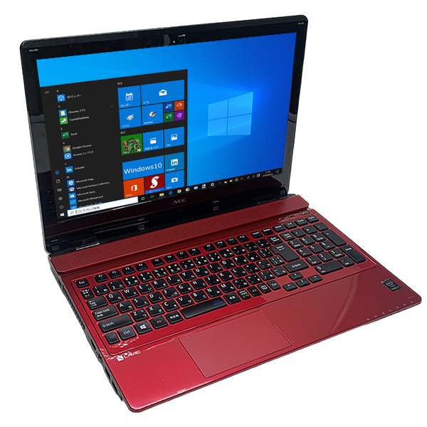 NEC LAVIE NS700/BAR 中古 ノート Office Win10 home 第5世代 [Core i7 5500U 8GB SSD256GB BD 無線 テンキー カメラ 15.6型 レッド] :アウトレットsub_image2