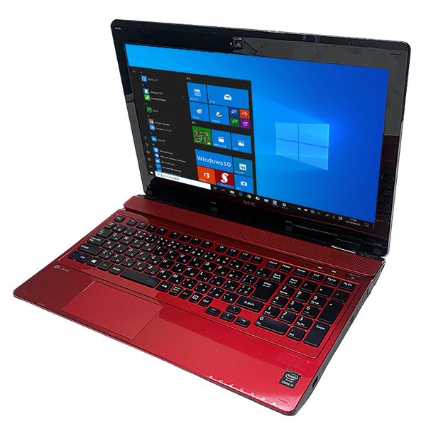 NEC LAVIE NS700/BAR 中古 ノート Office Win10 home 第5世代 [Core i7 5500U 8GB SSD256GB BD 無線 テンキー カメラ 15.6型 レッド] :アウトレットsub_image3