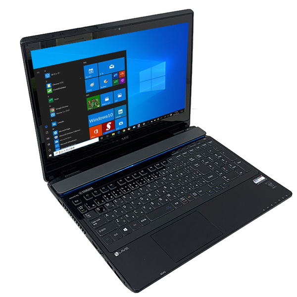 【新品バッテリに交換済】NEC LAVIE NS750 中古 ノート Office Win10 home 第5世代 [Core i7 5500U 8GB SSD256GB BD 無線 テンキー カメラ 15.6型 ブラック] :良品sub_image2
