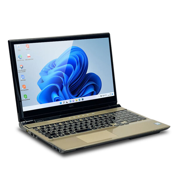 【中古パソコン】NEC LAVIE NS750/DAG 中古 ノート Office 選べる Win11 or Win10 第6世代タッチパネル[Core i7 6500U 8G 512G BD 無線 テンキー カメラ 15.6 ゴールド] :良品sub_image2