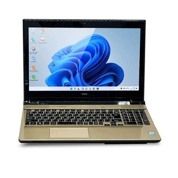 【中古パソコン】NEC LAVIE NS750/DAG 中古 ノート Office 選べる Win11 or Win10 第6世代タッチパネル[Core i7 6500U 8G 512G BD 無線 テンキー カメラ 15.6 ゴールド] :良品sub_image3