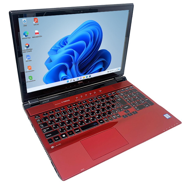 【中古パソコン】NEC LAVIE NS750/DAR 中古 ノート Office 選べる Win11 or Win10 第6世代タッチパネル[Core i7 6500U 8G 512G BD 無線 テンキー カメラ 15.6 レッド] :良品sub_image2
