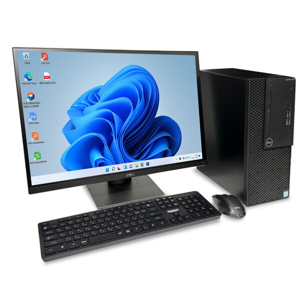 DELL OptiPlex 3070 SMT 中古 デスク 24型液晶+無線キーボード・マウスセット Office Win11 第9世代[Core i5 9500 メモリ16GB SSD512GB マルチ 無線]:良品sub_image2
