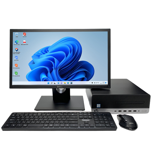  【今だけ大画面24インチ液晶】HP ProDesk 600G5 SFFすぐ使えるセット 中古 デスク Office Win10 第9世代 無線キー・マウス[CI5(9500)-3.0GHZ 16G SSD512GB 24型液晶]sub_image4
