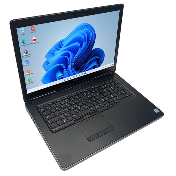 【中古パソコン】DELL PRECISION 7720 中古 ノート Office Win10 or Win11 Quadro P3000搭載 [Xeon E3-1505MV6 16GB HDD1TB+SSD512GB 無線 テンキー カメラ 17.3型]:良品sub_image2
