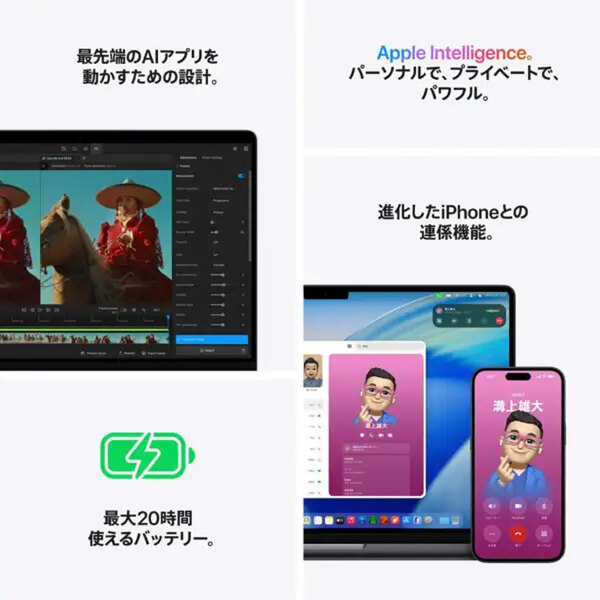 【中古パソコン】Apple MacBook Pro 14.2inch MGDQ4J/A  A3427 2026 TouchID [Apple M5 Max 18コア 32コアGPU 36GB SSD2TB 無線 BT カメラ 14.2型 Silver 純箱 ] :美品sub_image5