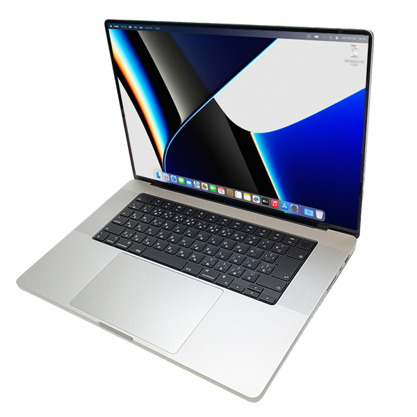 【中古パソコン】Apple MacBook Pro 16inch MK1F3J/A A2485 Late 2021 TouchID OS [M1 Max 10コアCPU 24コアGPU 32GB 1TB カメラ 16.2型 Silver]:良品sub_image3