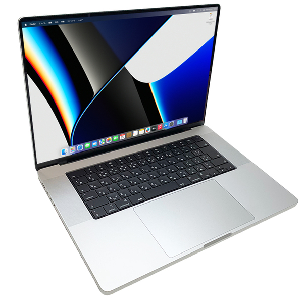 【中古パソコン】Apple MacBook Pro 16inch MK1F3J/A A2485 Late 2021 TouchID OS [M1 Max 10コアCPU 24コアGPU 32GB 1TB カメラ 16.2型 Silver]:アウトレットsub_image2