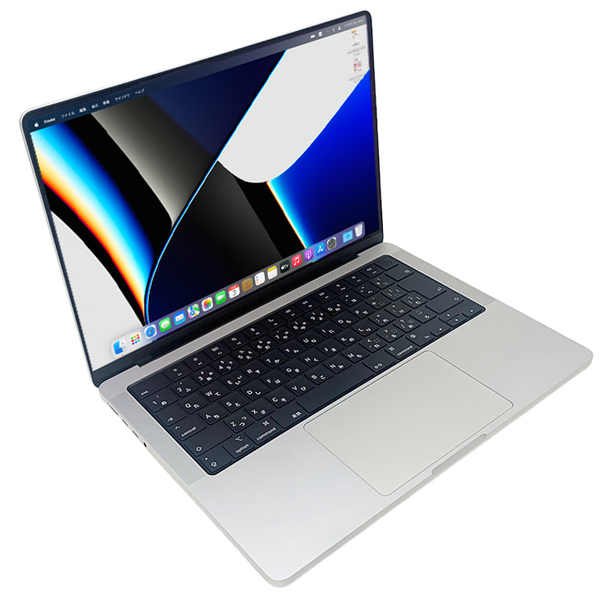Apple MacBook Pro 14.2inch MKGT3J/A A2442 Late 2021 TouchID　選べるOS [Apple M1 Pro 10コア 16GB SSD1TB 無線 BT カメラ 14.2 Silver 純箱 ] :美品sub_image2
