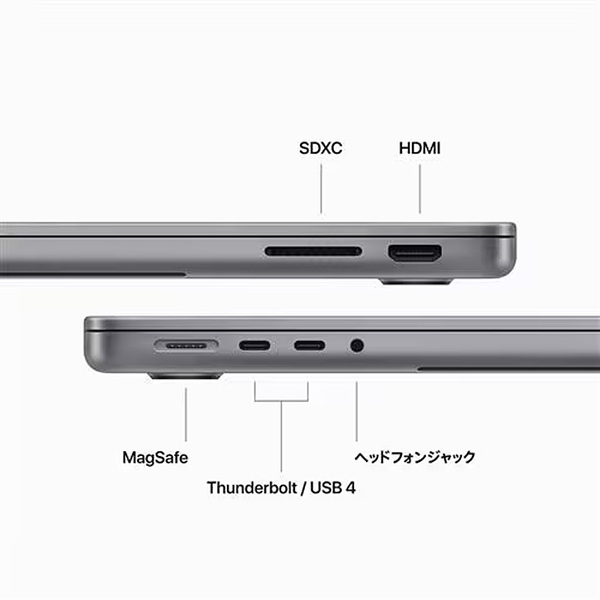 Apple MacBook Pro 14.2inch MTL83J/A A2918 Late 2023 選べるOS TouchID [Apple M3 8コア 8GB SSD1TB 無線 BT カメラ Space Gray 純箱 ] :美品sub_image5