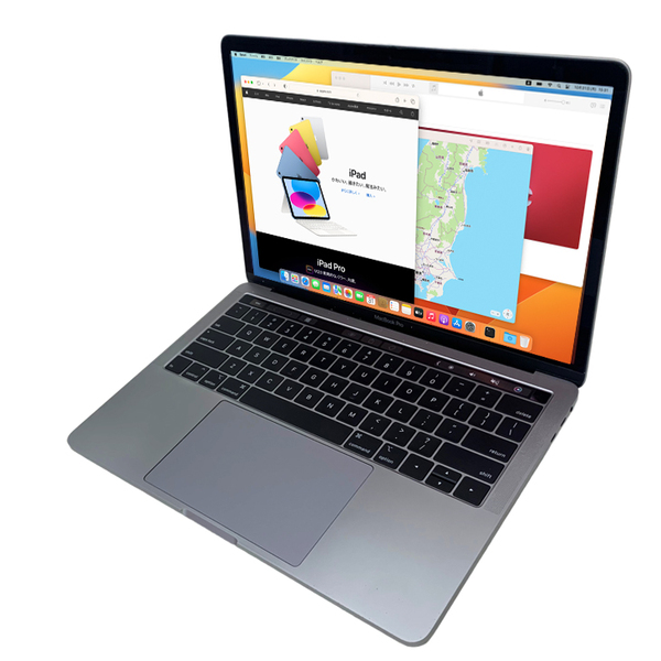 【中古パソコン】Apple MacBook Pro 13.3inch MV962J/A A1989 2019 選べるOS TouchBar TouchID USキー [core i7 8569U 16G 256G 無線 BT カメラ 13.3 Space Gray]:アウトレットsub_image3
