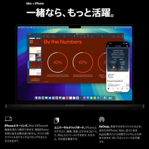 Apple MacBook Pro 14inch MW2U3J/A A3112 2024 Sequoia [Apple M4 10コアCPU 10コアGPU 16GB 512GB 無線 BT カメラ 14型 Space Black 純箱] :美品sub_image5