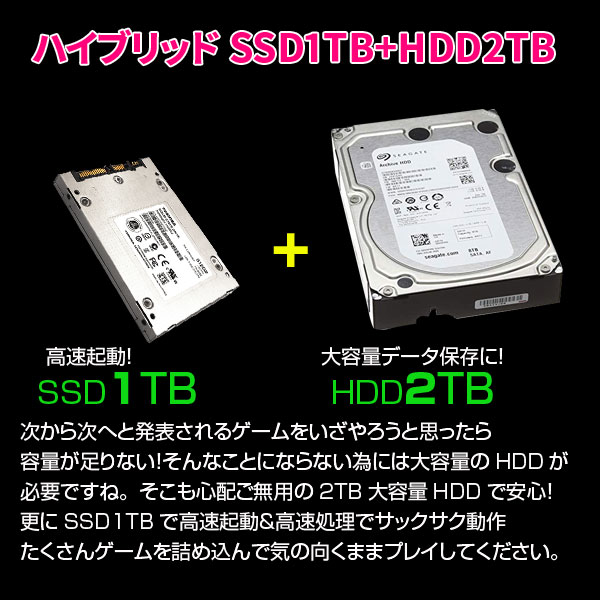 EPSON Endeavor Pro5700-M ハイブリッドゲーミング eスポーツ GTX1660 6GB搭載 Win10 [Corei7 6700K 4.0GHz 32GB SSD1TB+HDD2TB マルチ 電源650W]:良品sub_image3