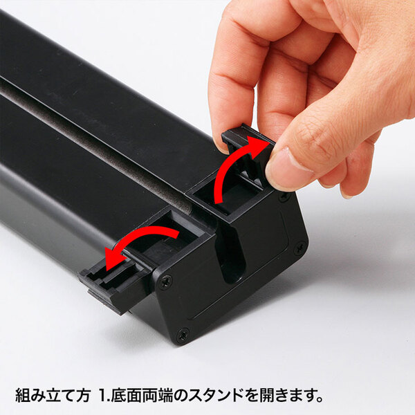 【レンタル】サンワサプライ PRS-K50K 机上自立式 プロジェクタースクリーン 50型相当 4:3 軽量 スマート 持ち運び簡単 送料無料sub_image4