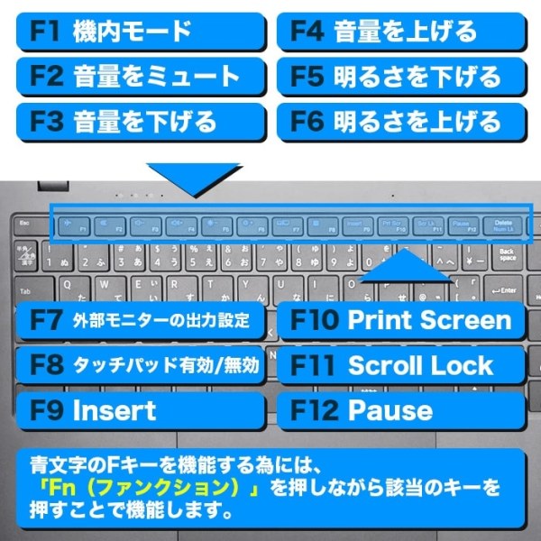 ノートパソコン PASOUL NC15J [ホワイト] 15.6インチワイド Win11 Intel Pentium GOLD 6500Y NVMe PCIe3.0 SSD256GB メモリ12GBsub_image10