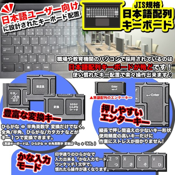 ノートパソコン PASOUL NC15J [ホワイト] Microsoft Office2024 Home&Business セット 15.6インチワイド Win11 Intel Pentiumsub_image12