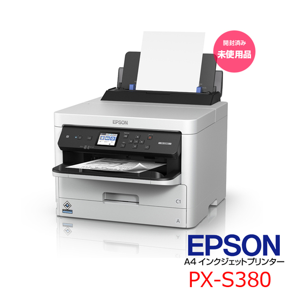 EPSON ビジネスプリンター PX-S380  A4モノクロインクジェットプリンター 1,200x2,400dpi 良コスパ 無線LAN対応 LCD2.4型 Win Mac対応 :未使用品sub_image1