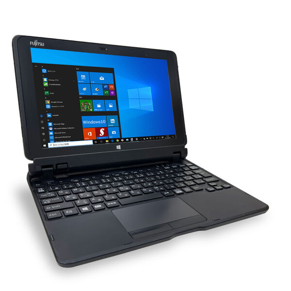 【中古パソコン】富士通 ARROWS Tab Q506/NE 中古 タブレット Win10  キーボードカバー　スタイラス付　office　[Atom Z8550 4GB eMMC128GB 無線 カメラ 10.1型] :良品sub_image3