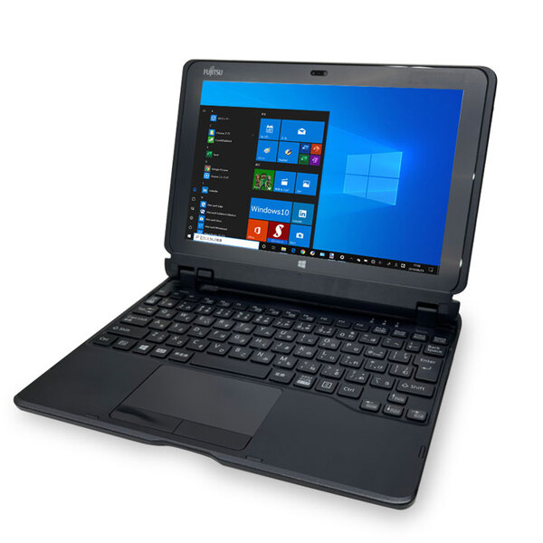 【中古パソコン】富士通 ARROWS Tab Q506/NE 中古 タブレット Win10 キーボードカバー　スタイラス付　office　[Atom Z8550 4GB 64GB 無線 カメラ 10.1型] :訳ありsub_image2