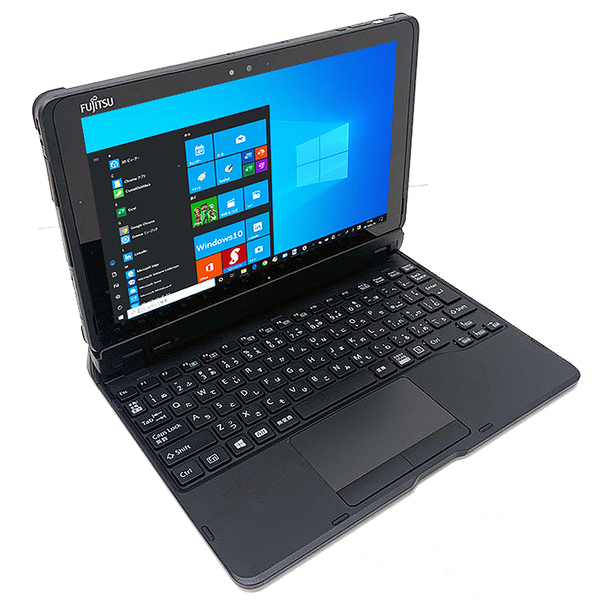 富士通 ARROWS Tab Q509/VB 中古 防水 タブレット Win10  Office WUXGA カメラ ドックキー [Celeron N4000 メモリ4GB eMMC64GB  無線 10.1 ] :良品sub_image2