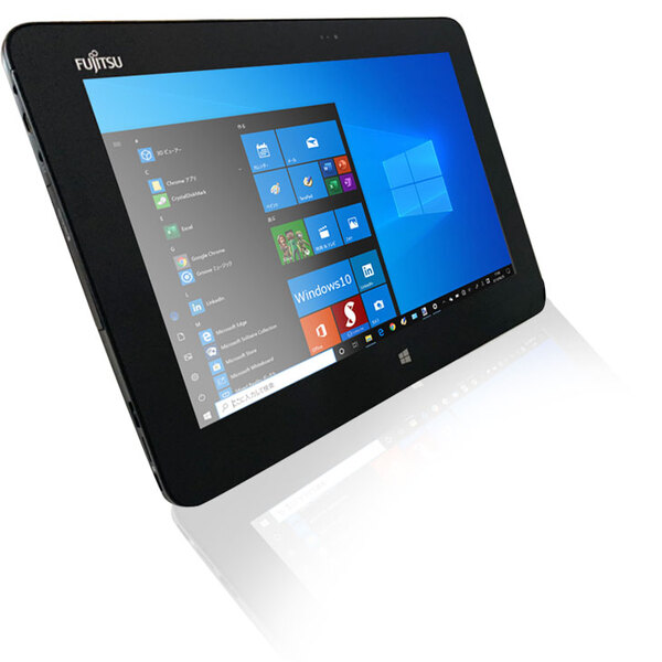 【中古パソコン 期間限定送料無料】中古 富士通 ARROWS Tab Q555/K64 中古 タブレット Win10 [Atom Z3795 メモリ4GB eMMC128GB 無線 カメラ 10.1型] :良品sub_image3