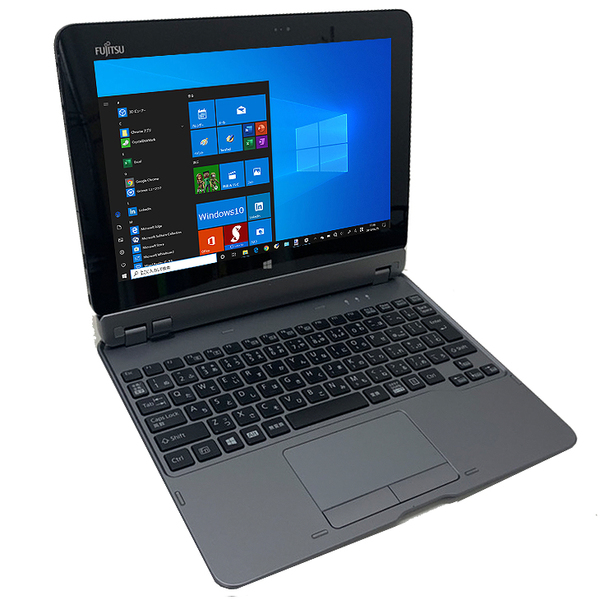 富士通 ARROWS Tab Q555/K32 中古 タブレット Win10 ドックキー ペン[Atom Z3745 メモリ4GB eMMC64GB 無線 カメラ 10.1型] :良品sub_image2