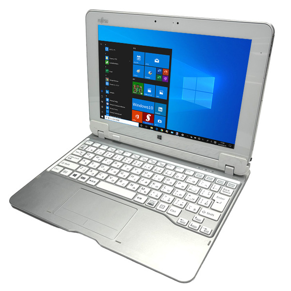 富士通 ARROWS Tab Q584 中古 防水 タブレット Win10 2K解像度(2560x1600) [Atom Z3770 1.4GHz 4GB SSD64GB 無線 BT カメラ 10.1型] :良品 キー・スタイラス付sub_image3