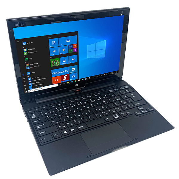 富士通 ARROWS Tab Q704/H 中古 2in1 タブレット Office　 Win10 防水 ペン　ドックキーボード付属　[Core i3 4010U 4GB SSD128GB 無線 カメラ 12.5型] :訳ありsub_image2