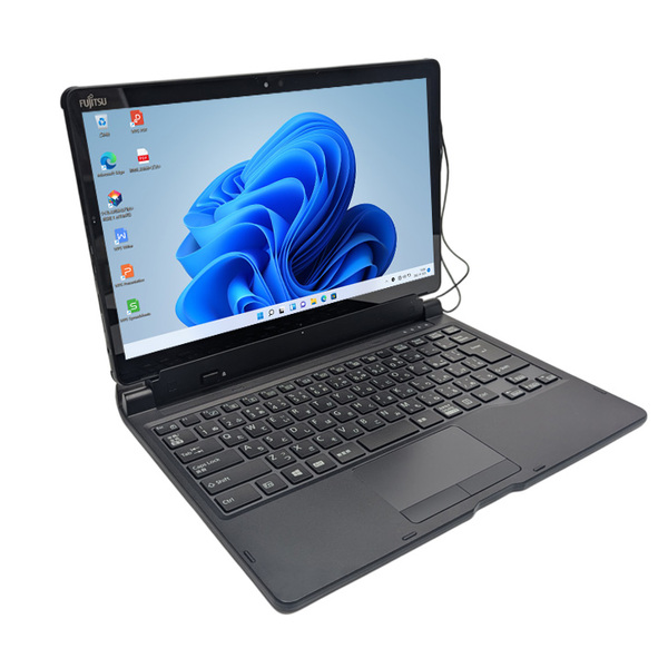富士通 ARROWS Tab Q738/SB 中古 タブレット 選べるOS フルHD キーボード スタイラス[Corei5 8350U 1.7Ghz 8GB 256GB 無線 BT カメラ 13.3型 ] :良品sub_image2