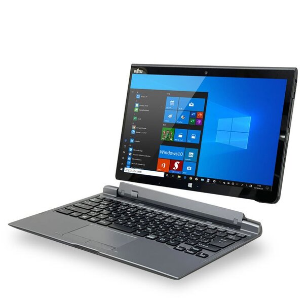 富士通 ARROWS Tab Q775/K 中古 タブレット Win10 防水 ドックキー[Core i5 5300U 4GB 256GB 無線 カメラ 13.3型] :訳あり(タッチ×バッテリ×)sub_image2