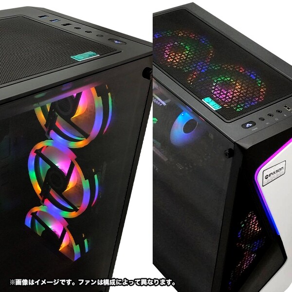 ゲーミングPC COMBAT ZONE S7 GeForce RTX5060 AMD Ryzen5 5600GT Windows11 SSD500GB メモリ16GB ゲーミングパソコン eスポーツ PASOUL 煌sub_image3