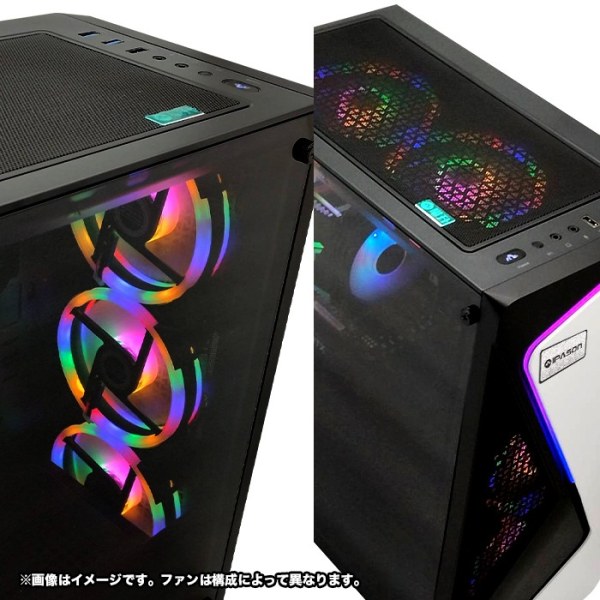 ゲーミングPC デスクトップ COMBAT ZONE S7 AMD Radeon RX7600XT VRAM8GB AMD Ryzen5 5600GT Win11 SSD500GB メモリ16GBsub_image3