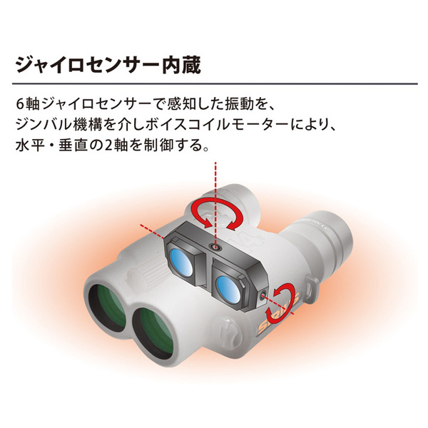 【レンタル】1泊2日～防振双眼鏡 14倍 SIRIUS14/シリウス14 阪神交易 ジャイロセンサー搭載sub_image3