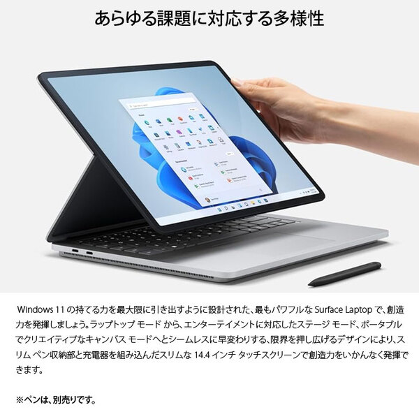 Microsoft Surface Laptop Studio ABY-00018 中古 ノート Office Win11 タッチパネル RTX3050Ti [Core i7 11370H メモリ32GB SSD1TB 無線 Bluetooth カメラ 14.4型] :良品sub_image2