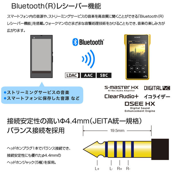 SONY WALKMAN NW-WM1Z ウォークマン　ポータブルオーディオ　プレーヤー ハイレゾ 無酸素銅切削筐体モデル ゴールドsub_image2