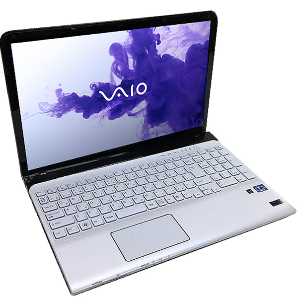 【中古パソコン】SONY VAIO E SVE15119FJW 中古 ノート Office Win10 Home 第3世代[Core i7 3612Q メモリ8GB SSD256GB Blu-ray 無線 テンキー カメラ 15.5型 ] :良品sub_image1