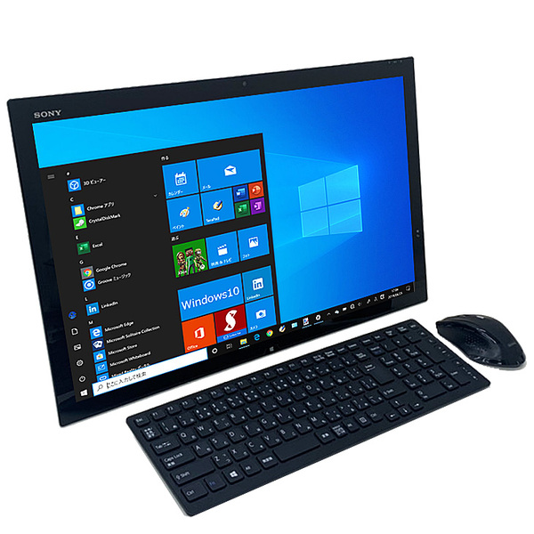 SONY VAIO Tap 21 SVT2122A1J 中古 一体型デスク Office Win10 第4世代 タッチパネル 無線キー・マウス付[Core i7 4558U メモリ16GB SSD1TB 無線 カメラ 21.5型] :良品sub_image2